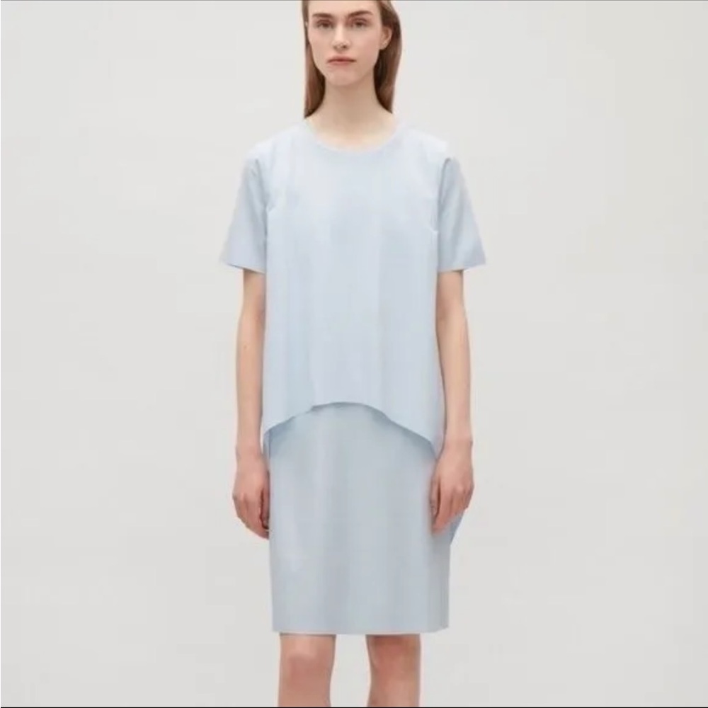 COS Circle Cut Layer Dress, size S